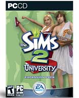 The Sims 2 University.  Click on image to go to the Electronic Arts store.