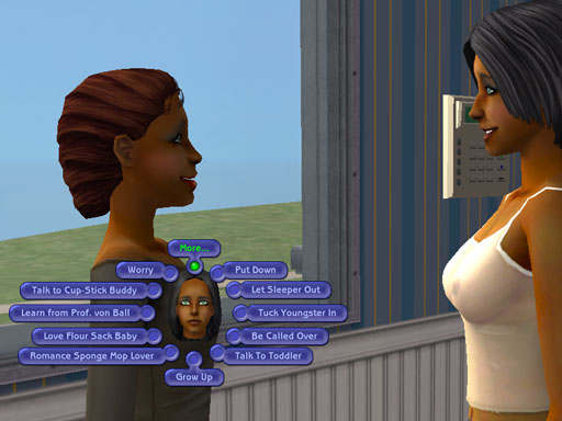 The Sims 2, allmenus cheat. The aspiration-failure animations such as 