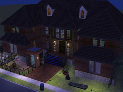 Landgrabb Society House in The Sims 2